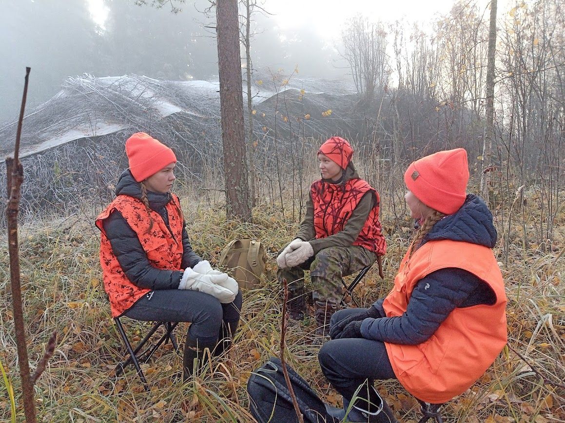 Nuorisoa hirvipassissa